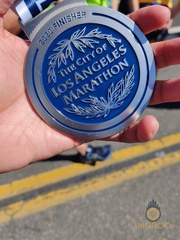2020 LA Marathon Finisher Medal