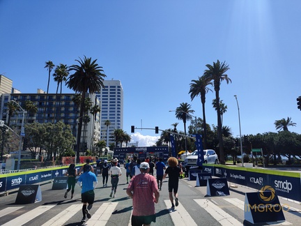 2020 LA Marathon Finish Line