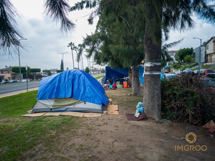 Tent Living in El Sereno, Los Angeles CA