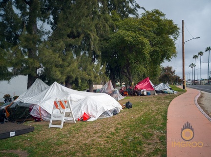 Tent Living in El Sereno, Los Angeles CA